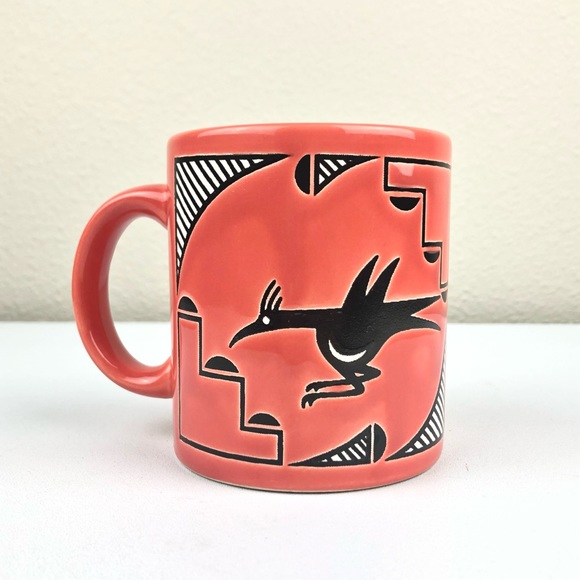 VTG Waechtersbach Orange Road Runner Ceramic Mug S